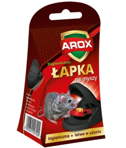 ŁAPKA NA MYSZY PLASTIKOWA HIGIENICZNA AROX 1SZT