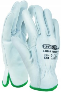 Rękawice Skórzane Chwytne r. 8 S-Skin Soft STALCO