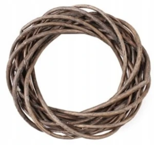 Wianek Wiklinowy Naturalny Dekoracja Ozdoba 15 cm