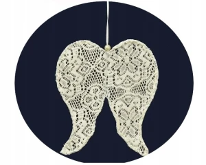 Zawieszka Dekoracyjna Skrzydła Białe Ozdoba 25 cm