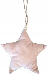 Zawieszka Pluszowa Gwiazdka Różowa Ozdoba 16 cm