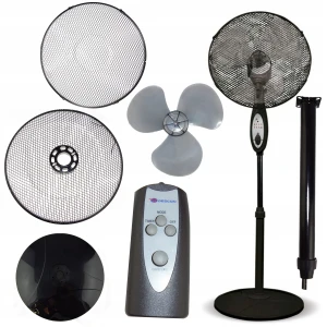 Wentylator Stojący z Pilotem DESCON 16'' 45 W
