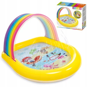 Plac Zabaw Dmuchany Pod Tęcza Fontanna INTEX 57156