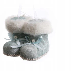 Zawieszka Dekoracja Buty Buciki Niebieskie 12 cm