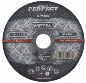 Tarcza do Cięcia Metalu Płaska 125 x 1,6 mm STALCO