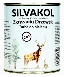 Silvakol bieli odstrasza sarny zabezpiecza pędy AsPlant 800ml