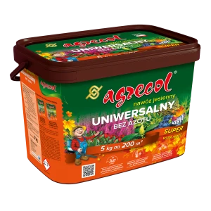 Bezazotowy uniwersalny nawóz jesienny do ogrodu Agrecol 5kg